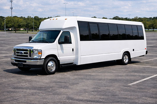 25-passenger minibus available for charter in Greece, NY